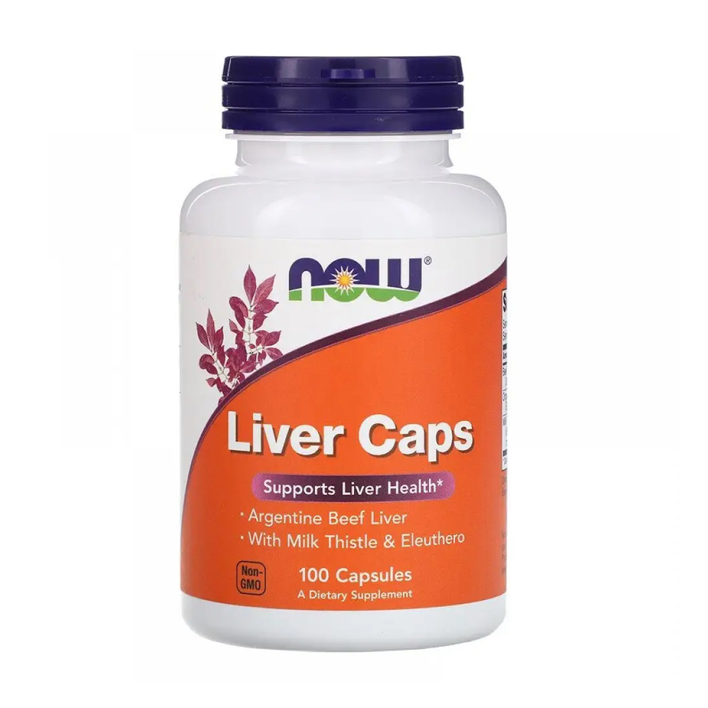Вітаміни для печінки Now foods Liver Caps, 100 капсул